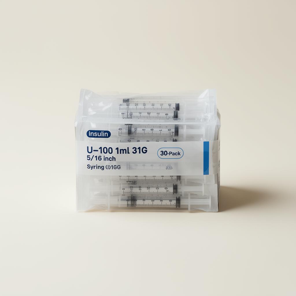 U-100 1ml 31G Syringes